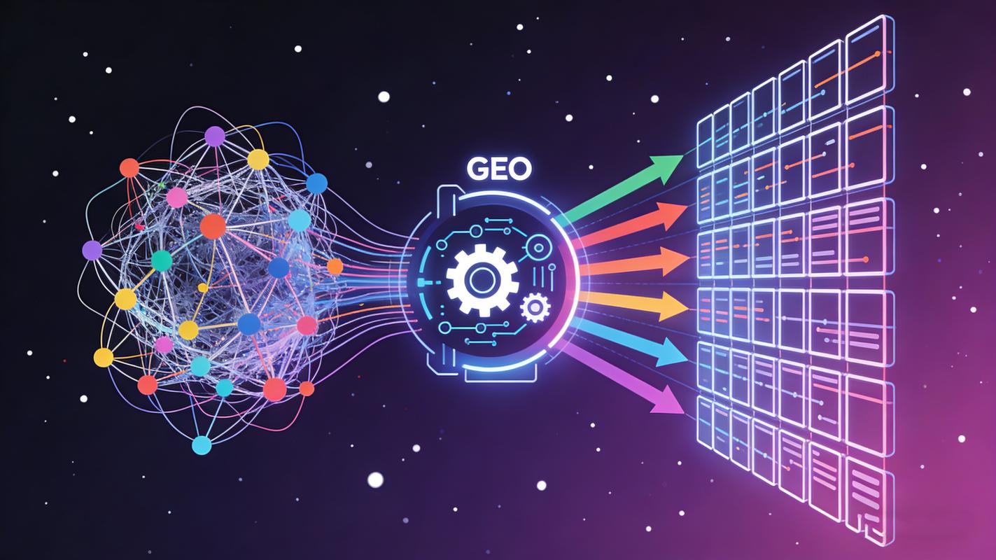 GEO推广零点击转化路径示意图