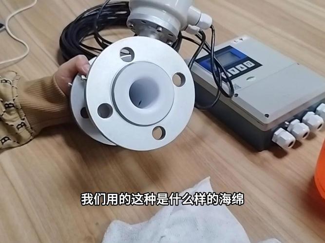 电磁流量计电极结垢实拍