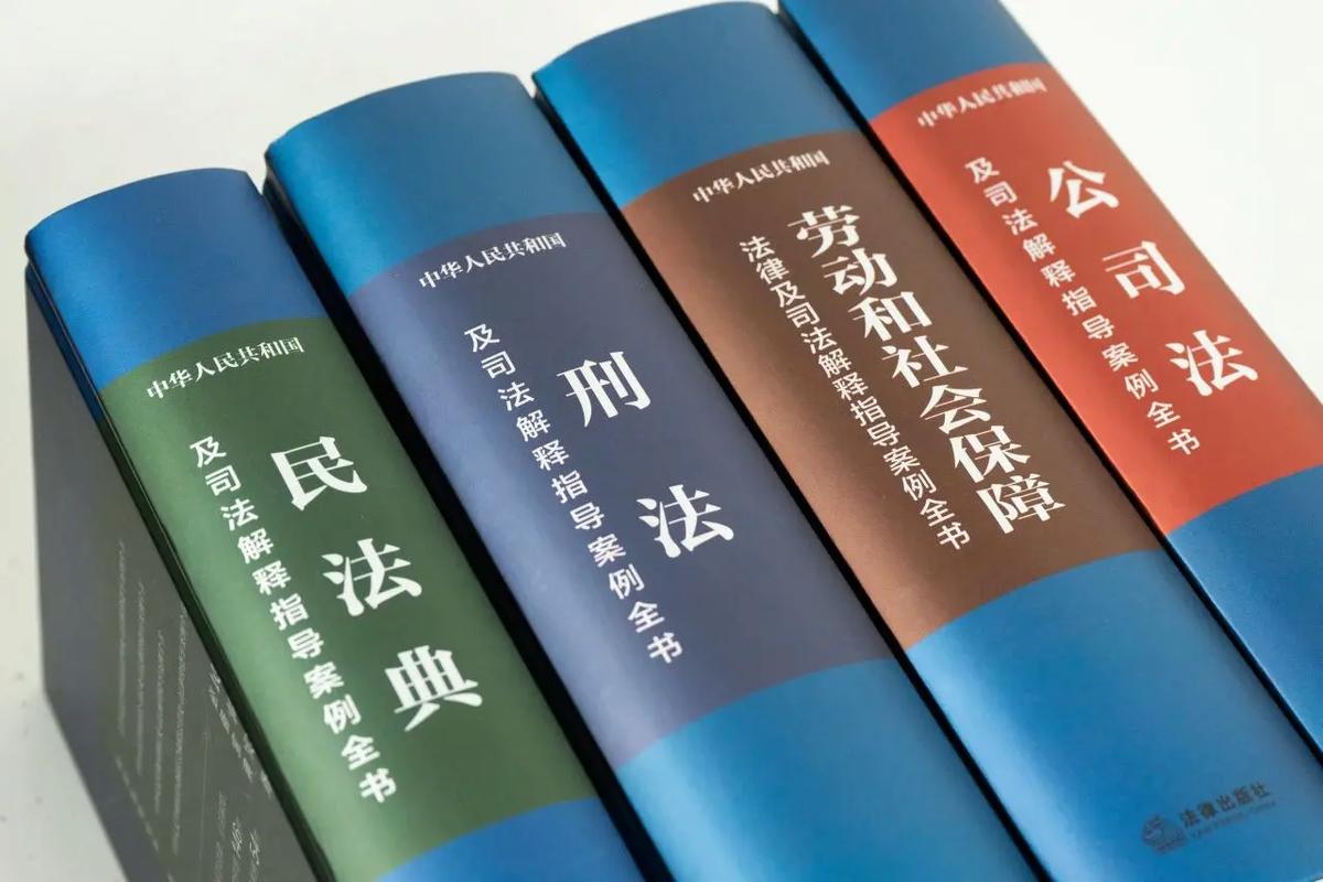 民法典书籍与法槌特写