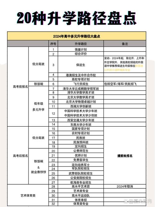2024年国内主流升学报考路径对比图