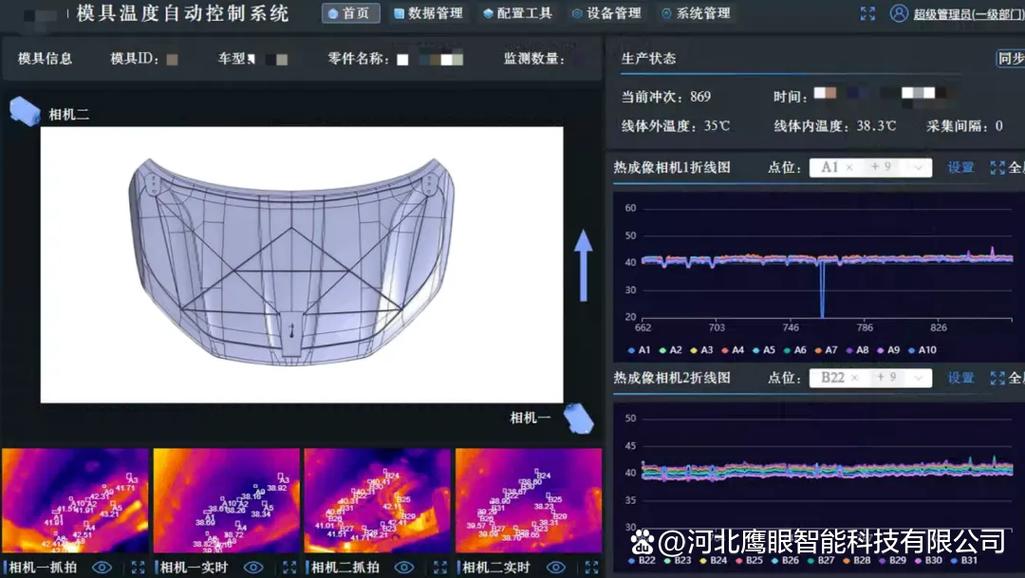 汽车冲压件AI外观缺陷检测现场布局图