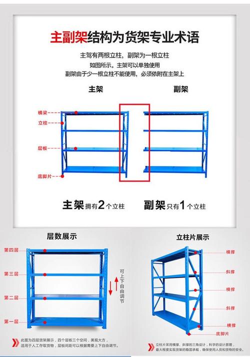 仓库重型货架通道尺寸示意