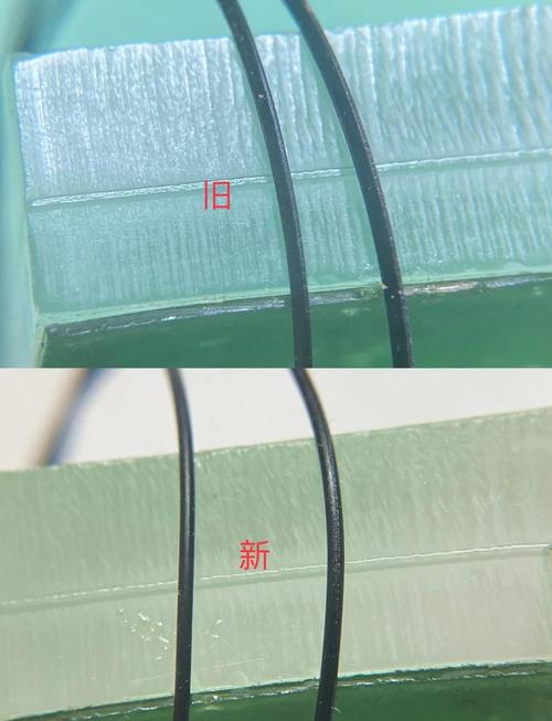 老化测试后失效密封圈显微观测