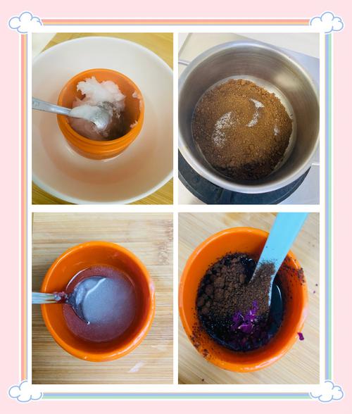 椰子油润肤膏手工制作实物