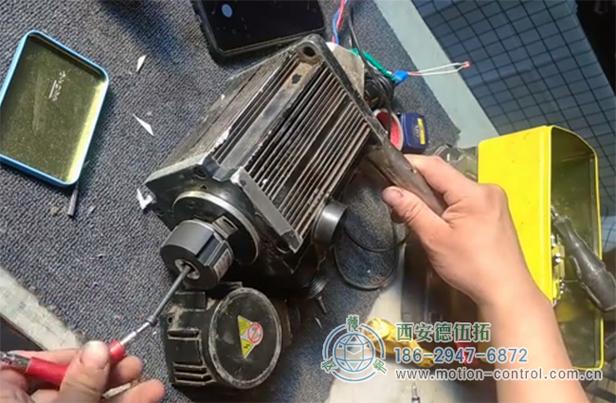 数控机床伺服电机增量编码器拆解实拍