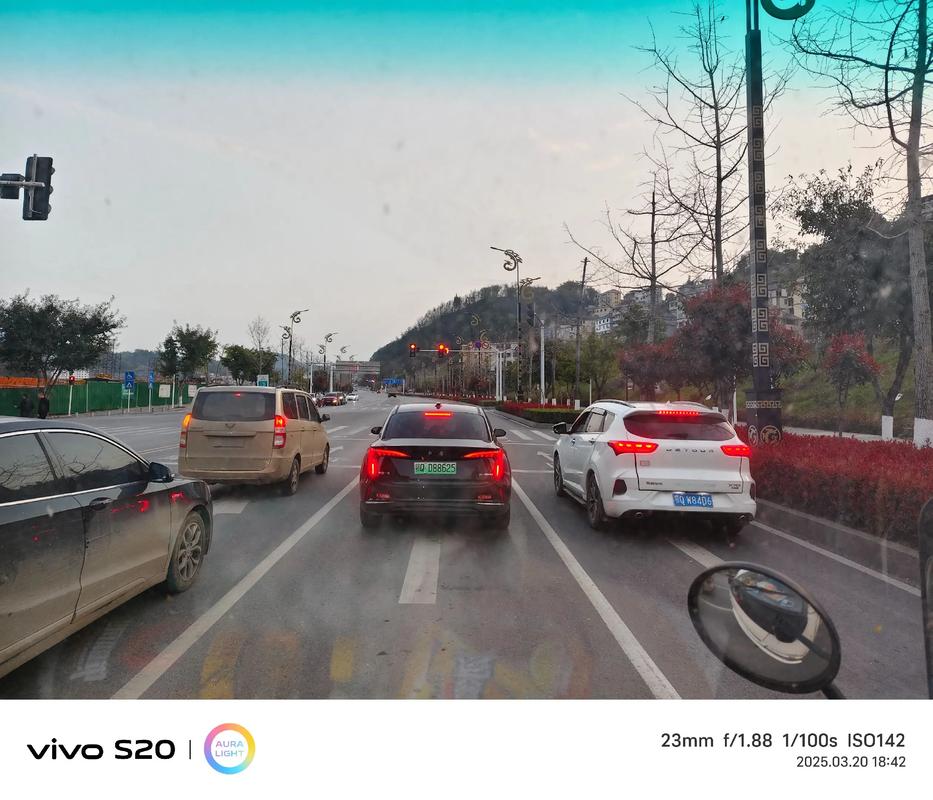 恩施公交窗外街景