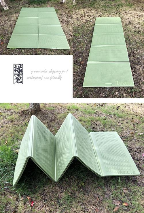 折叠成巴掌大小的轻量化露营野餐垫