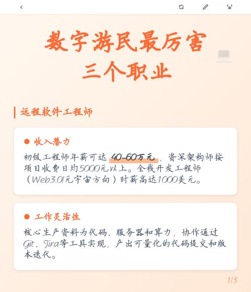 什么技能能让你当数字游民?