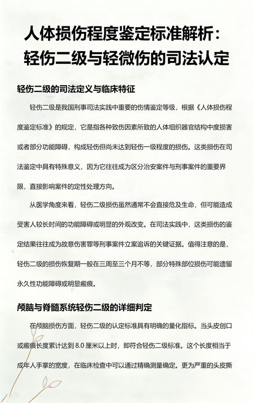 司法鉴定所轻伤二级人体损伤程度鉴定书实拍
