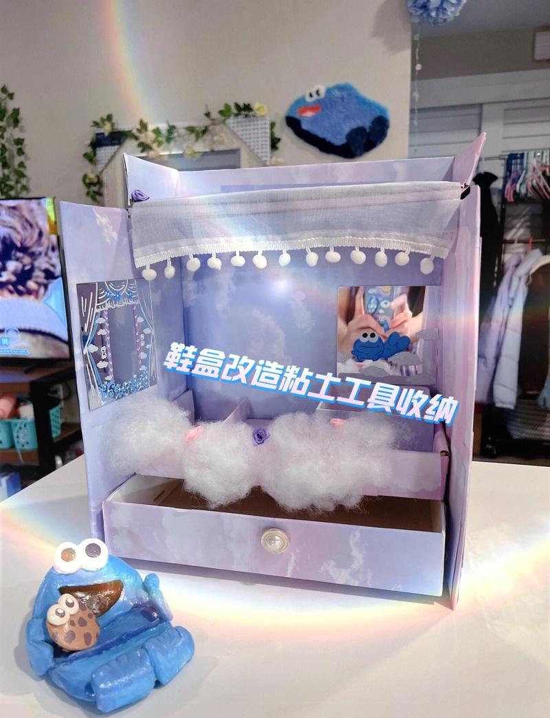 用鞋盒改造成的虫子旅馆手工制作步骤图