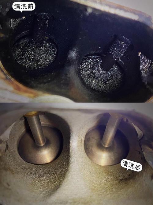 汽车发动机气门挺杆积碳实拍图