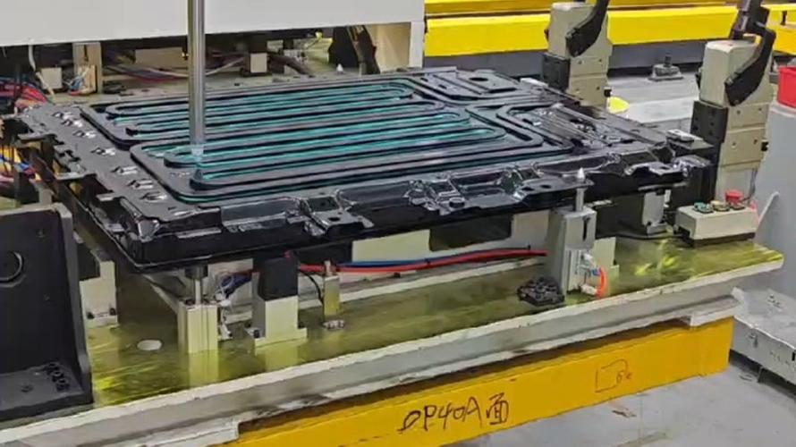 动力电池PACK车间水冷板检测工位