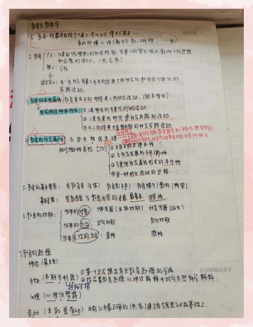 升学教育从业者手写招生政策整理笔记