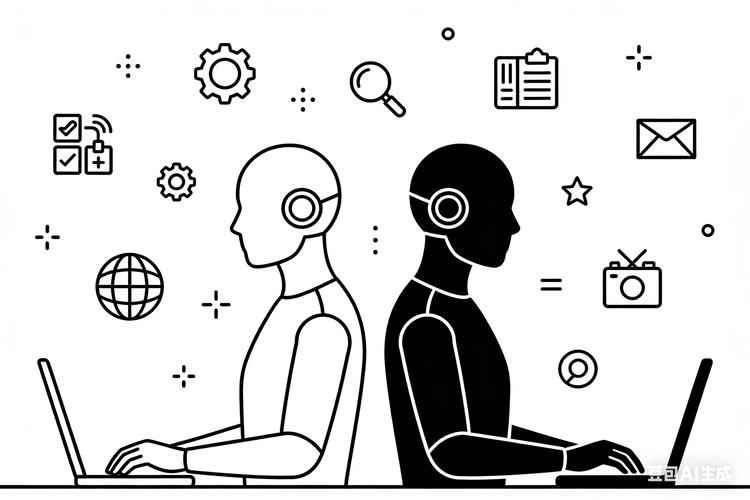 元宇宙虚拟办公室员工用数字分身开会场景