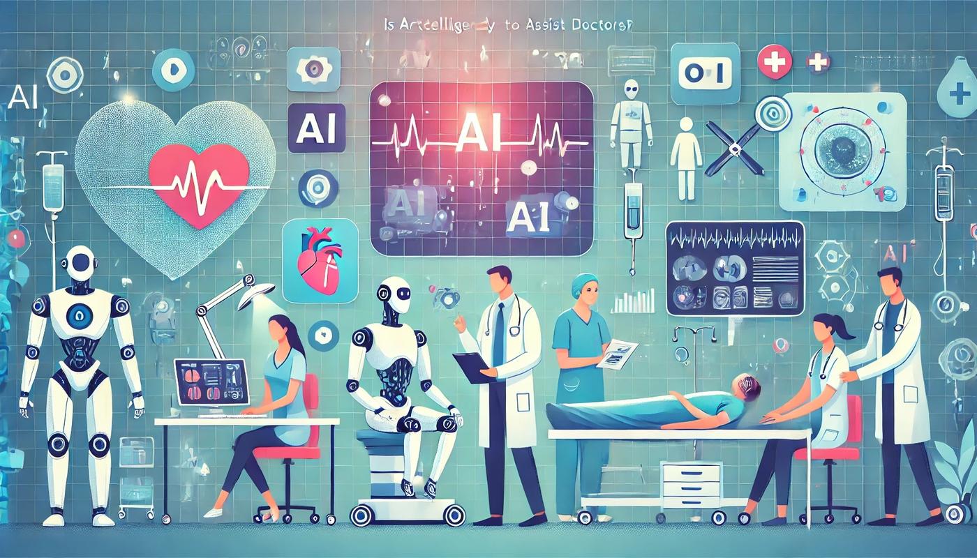 AI科学家与生物学家协作科研场景图