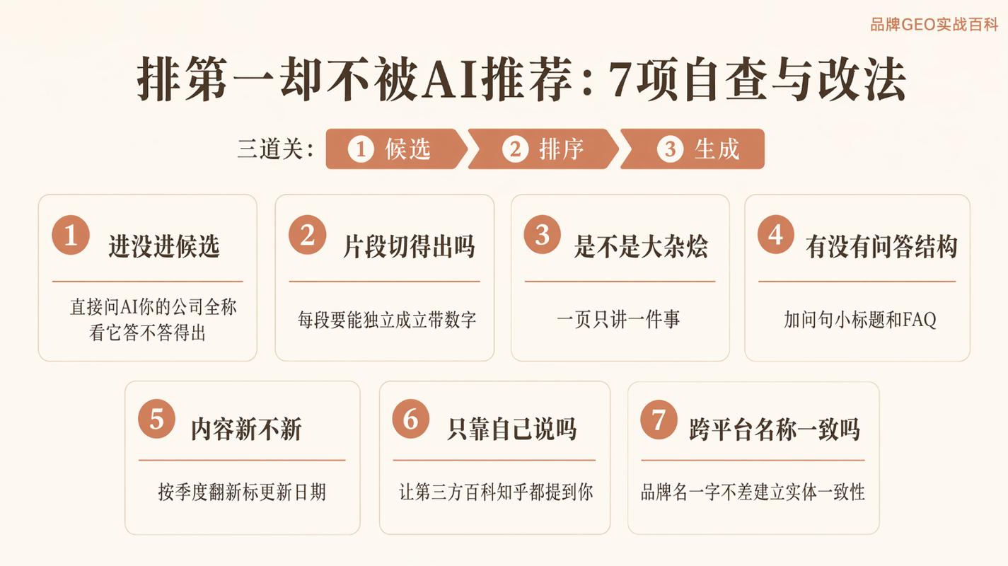二、AI搜索的排序逻辑:不是排名,是“被选中”