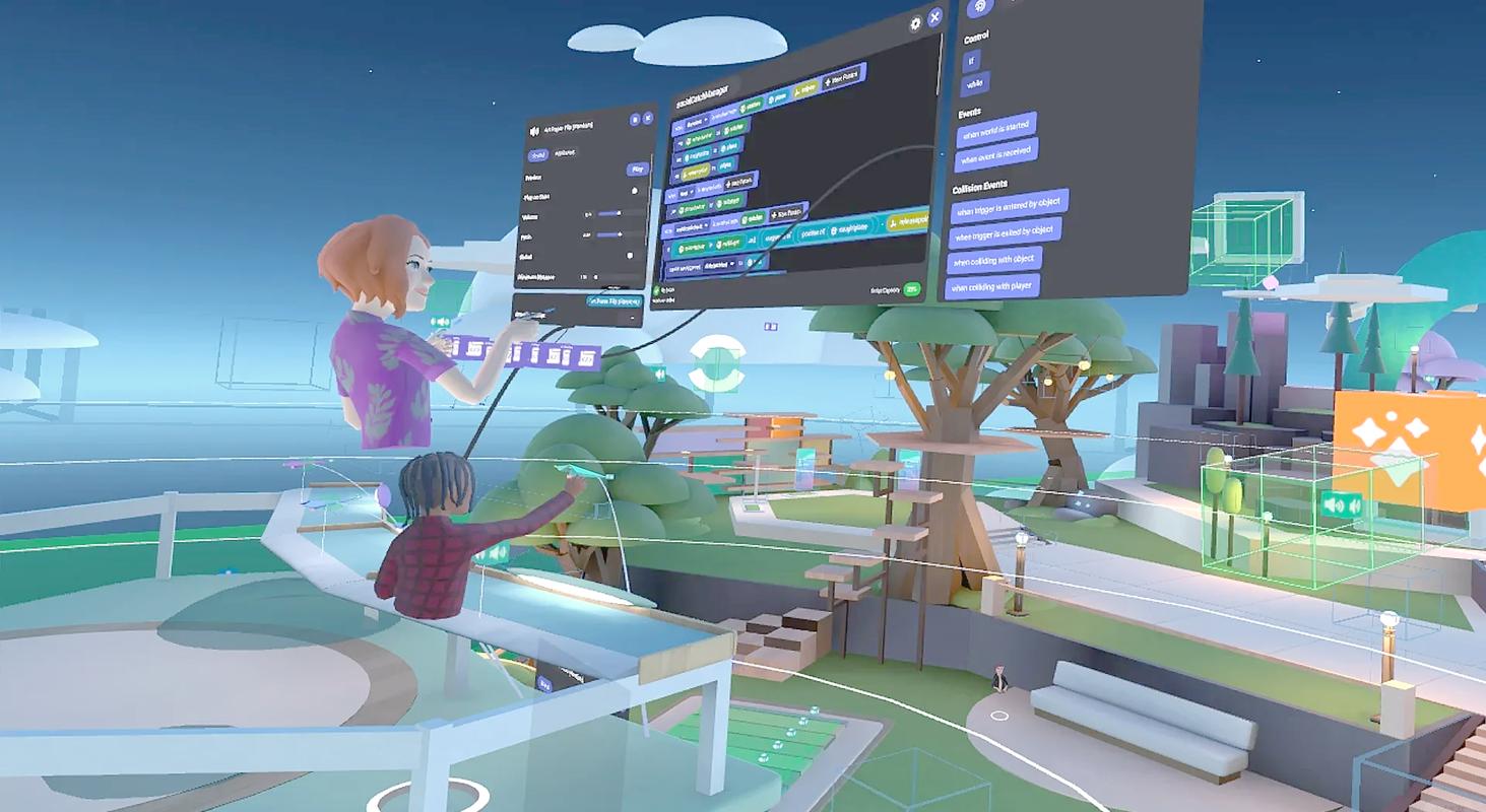 Meta Horizon Worlds 虚拟场景用户实拍截图
