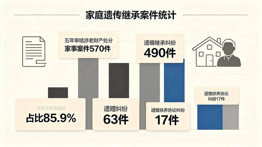 2022-2024遗嘱效力纠纷裁判数据统计图