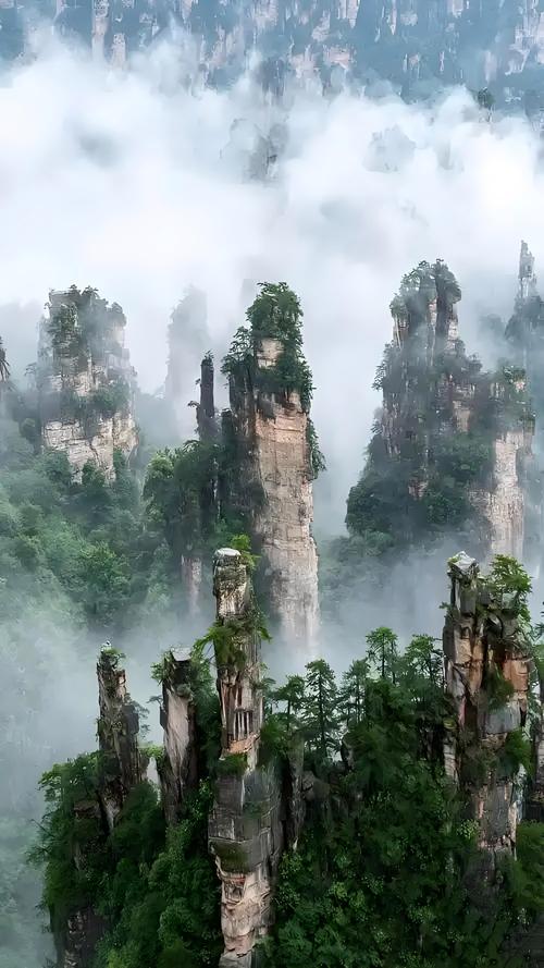 张家界石英砂岩峰林