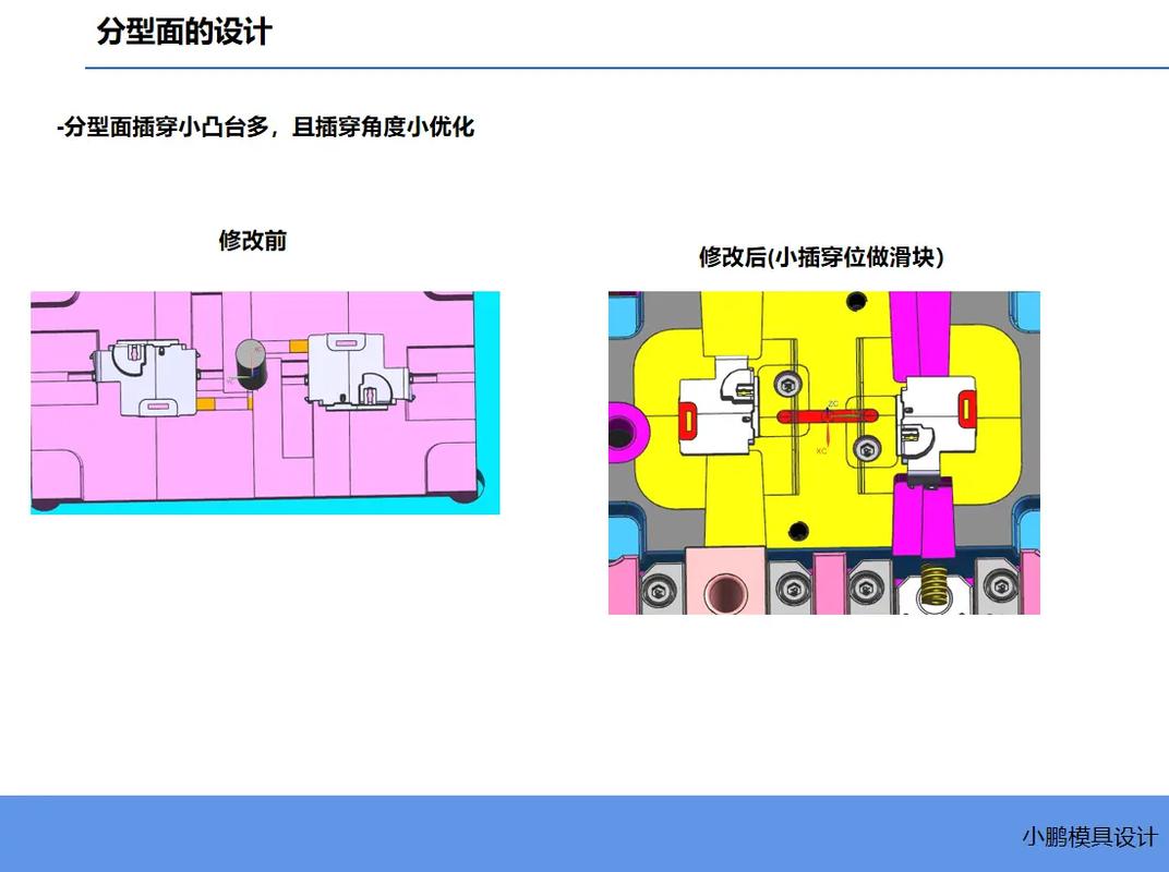 复杂注塑模具分型面变形补偿设计
