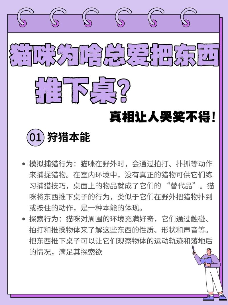 为什么猫喜欢把东西推下桌子?