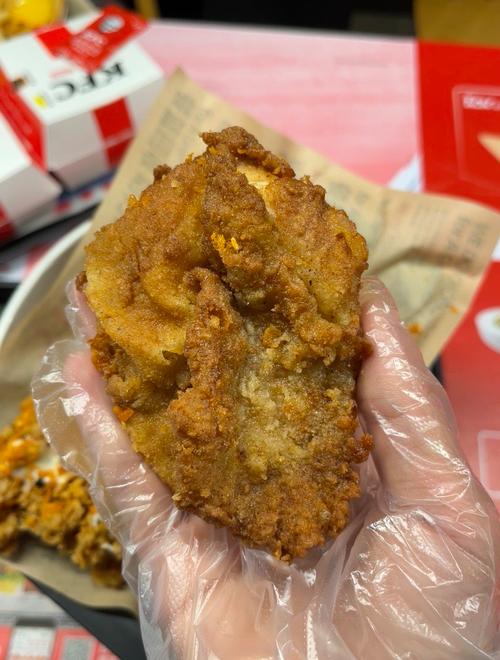 肯德基吮指原味鸡特写