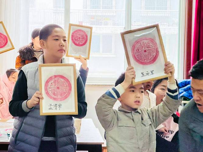 亲子古建瓦当拓印活动实拍