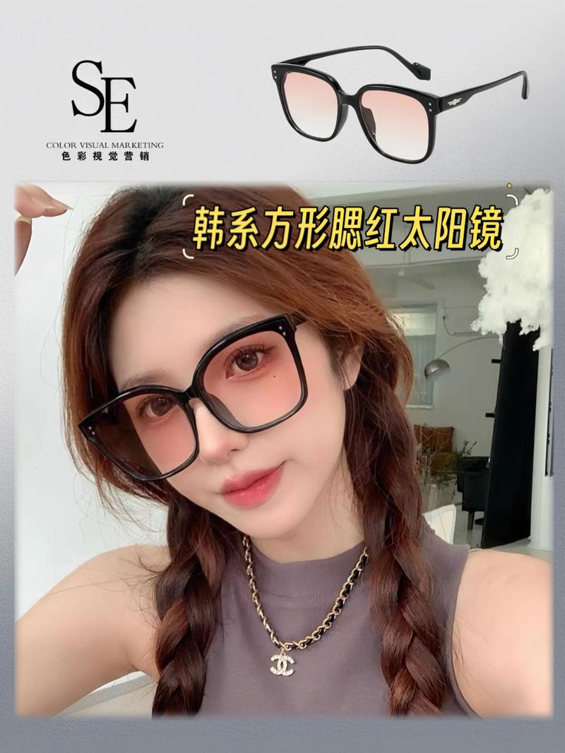 不同颜色太阳镜镜片日常佩戴效果对比图