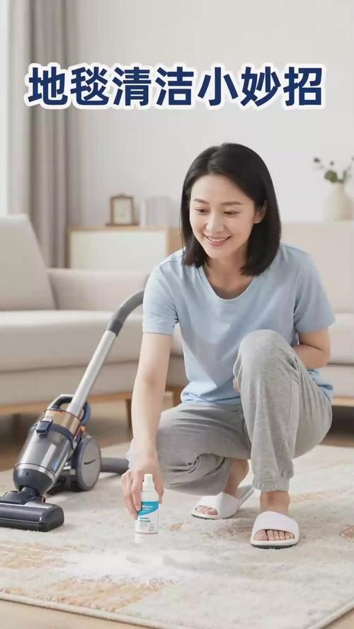 小苏打撒地毯除味居家操作实景图