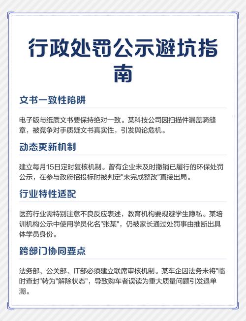 行政处罚法律服务高频避坑指南