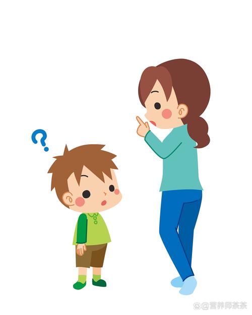家长尴尬面对孩子性提问的漫画场景