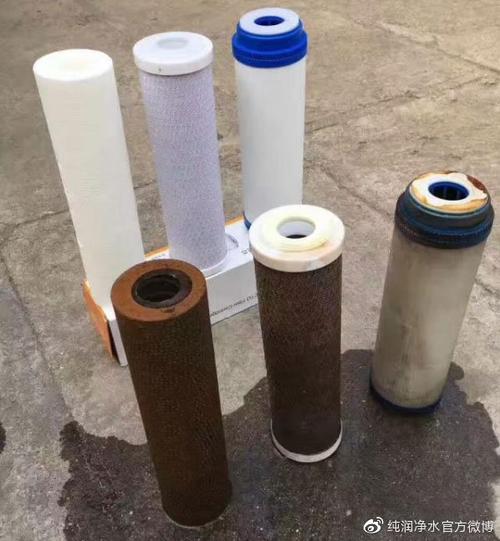 腐蚀破损与全新工业过滤滤芯对比图