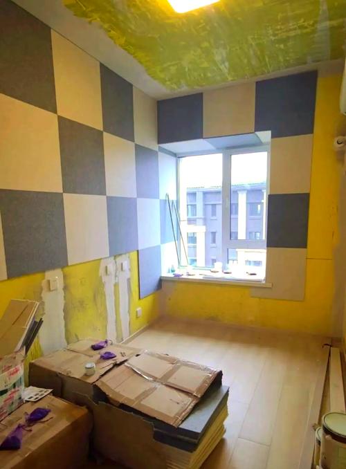 家庭配音工作室吸音板墙角和衣柜布置