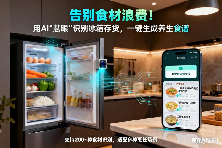 多模态AI视觉识别冰箱食材示例