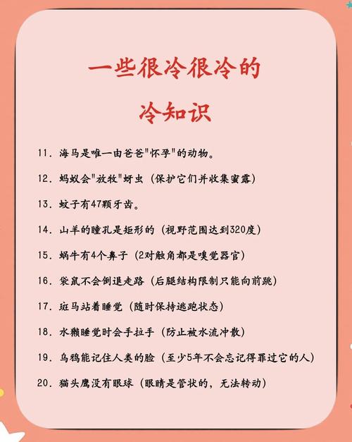几个没人提前告诉你的冷细节