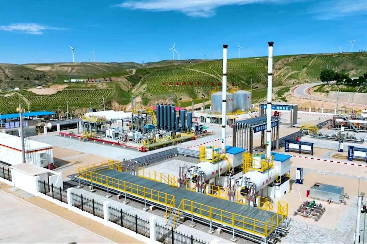 大庆油田CO₂驱油碳捕集利用项目现场