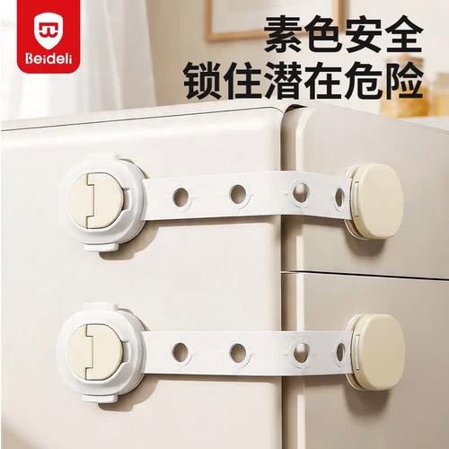 宝宝防误吞儿童安全抽屉锁安装示意图