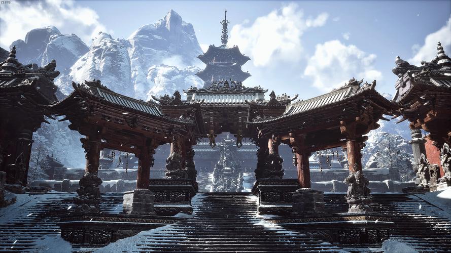 黑神话悟空黑风山古神庙场景截图