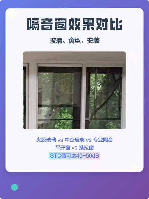 门窗不同中空层结构隔音效果对比实拍