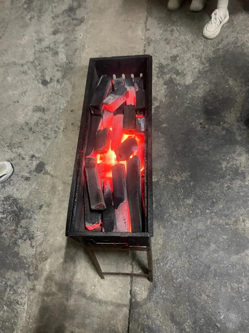 烧烤两区火布局示意炭火堆放