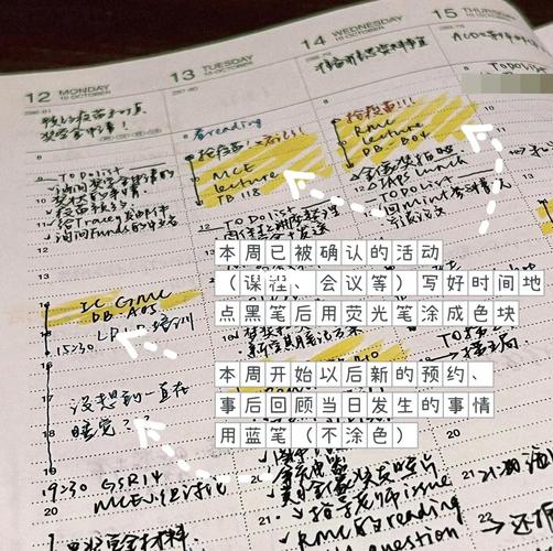 上班族深夜做副业的时间管理手账