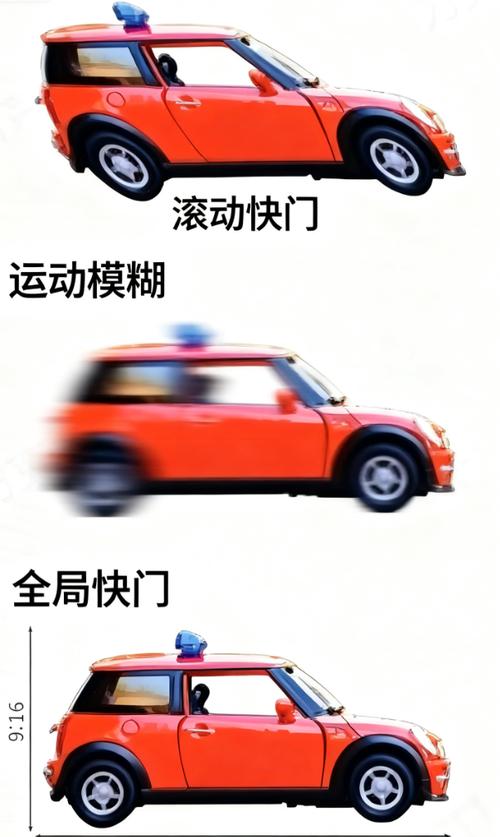 工业相机全局曝光卷帘曝光运动成像效果对比