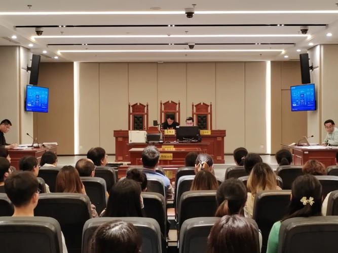 商标侵权纠纷法庭庭审现场照片