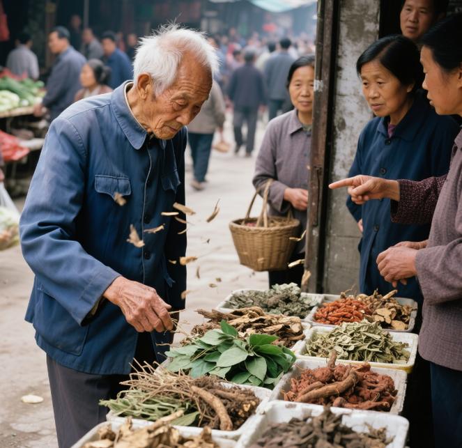 卖刷锅草的老头，比卖春联的还抢手