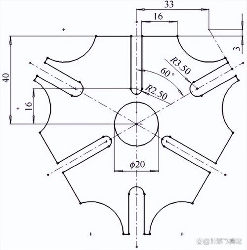 SolidWorks草图欠约束蓝色线条示例