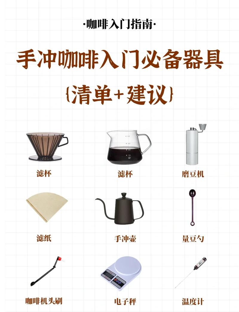 新手家用简易咖啡品鉴器具套装