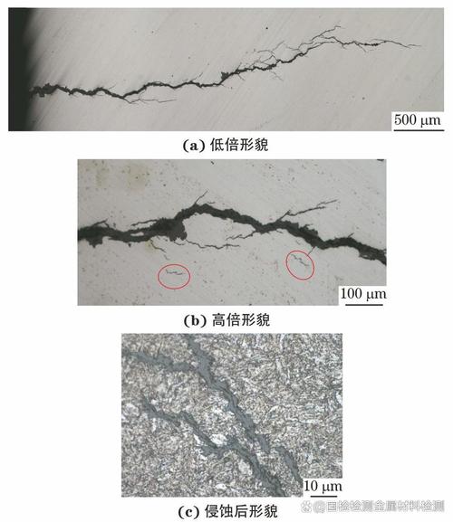 缩口应力集中开裂失效试样图