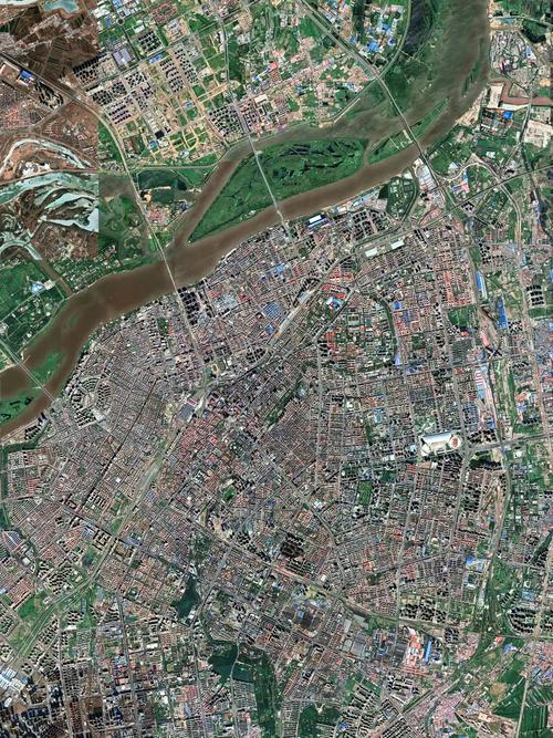 商业地图平台卫星影像版权声明截图