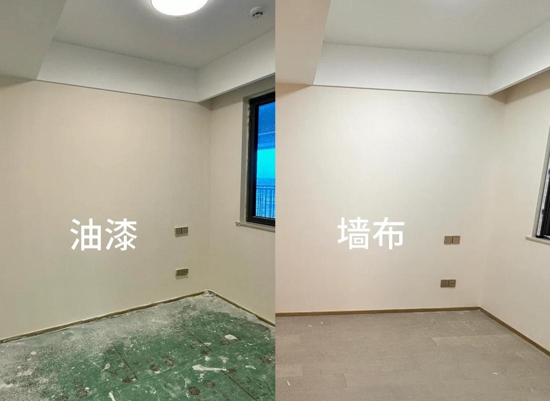 乳胶漆不同光泽基层施工对比图