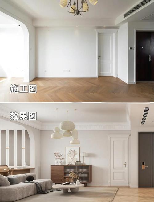 家用不同空间木器漆使用场景对比图